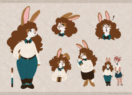 OC Miranda, expression sheet OC Miranda, expression sheet