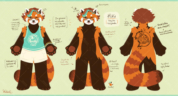 Personal fursona design Personal fursona design